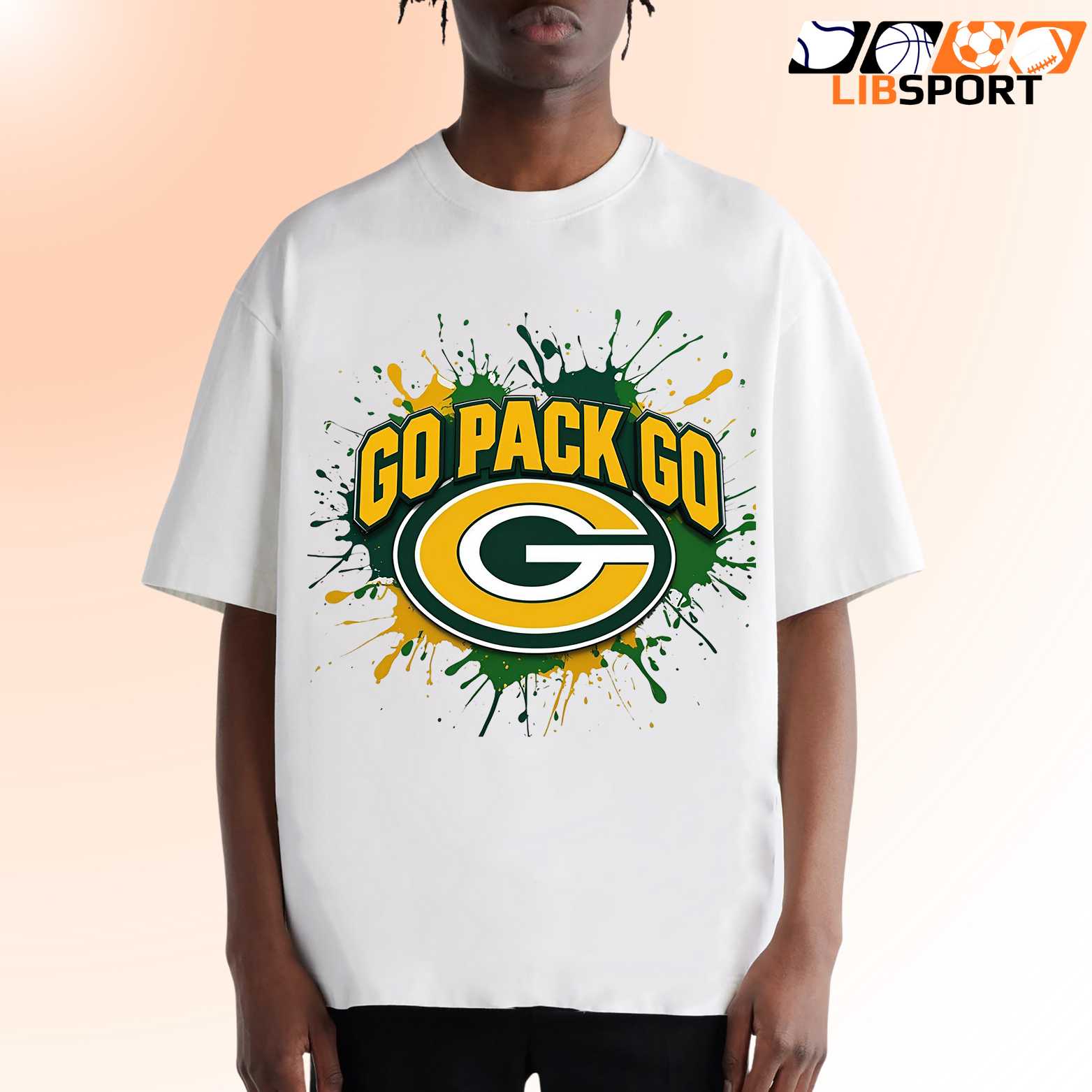 Go Pack Go T-Shirt, Green Bay Packers Football Tee, Game Day Shirt